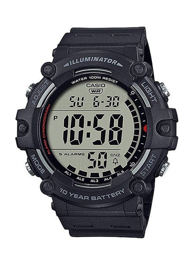 كاسيو ساعة يد رقمية بسوار من المطاط طراز ‎Ae-1500Wh-1Avdf رجال - Image 1