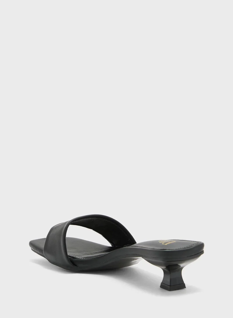 ELLA One Strap Low Heel Sandal
