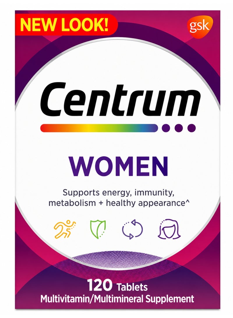 Centrum Women Multivitamin 120 Tablets