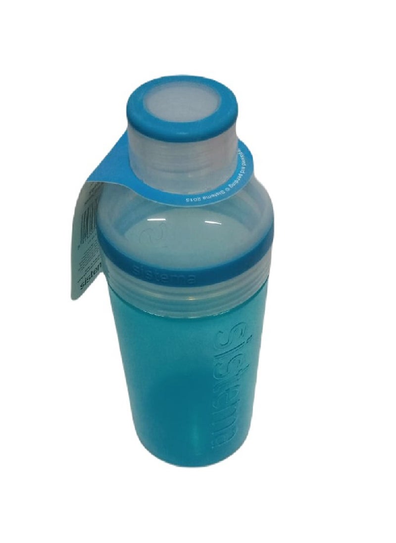 sistema - Sistema 700ML Trio Bottle, Portable with screw top Lid. Freezer, Dishwasher & Microwave safe without Lid and BPA Free. Sky Blue - Image 1
