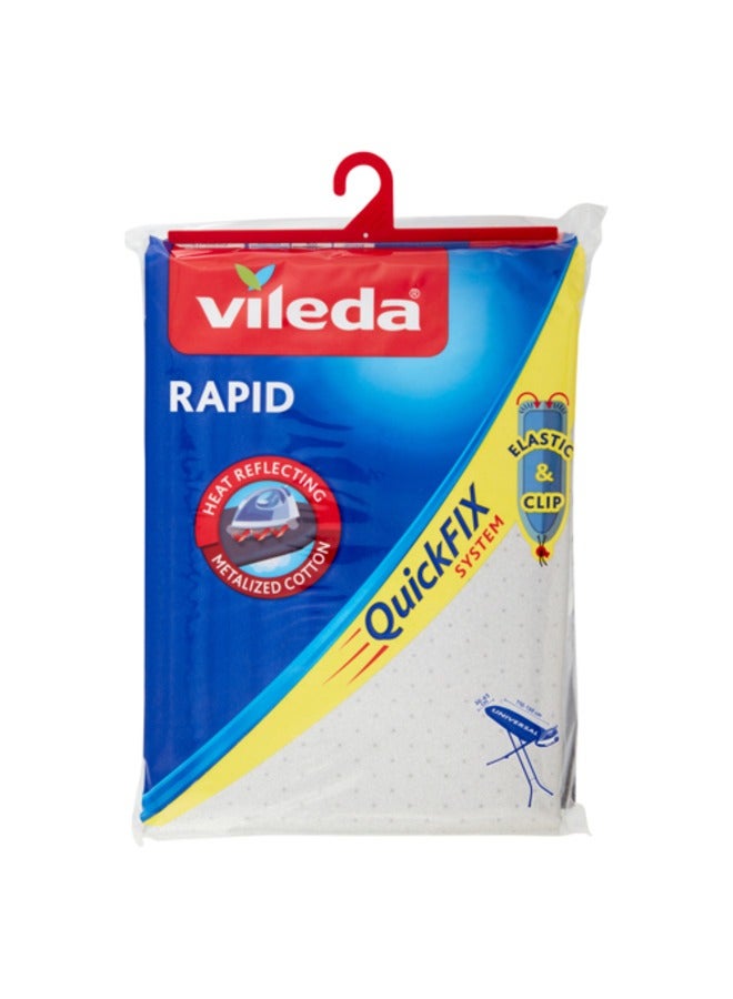 Vileda Rapid Ironing Board Cover White and Grey 36 x 5.5 x 22.5 cm VI07 - Image 1
