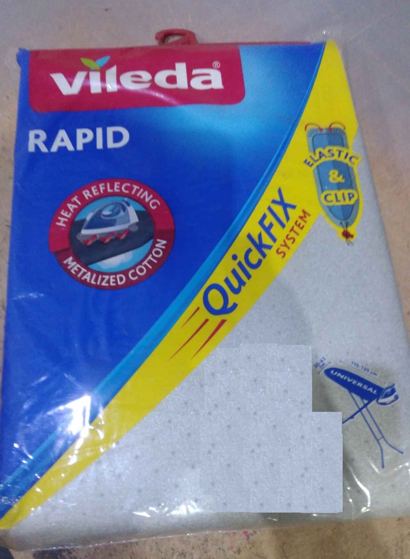 Vileda Rapid Ironing Board Cover White and Grey 36 x 5.5 x 22.5 cm VI07 - Image 2