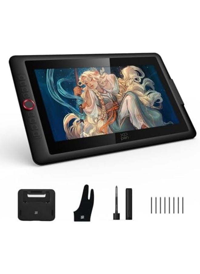 XP-PEN Artist 15.6 Pro V2 Drawing Tablet – 15.6" Full HD Laminated Display, 16384 Pressure Levels, X3 Pro Stylus, 60° Tilt, 8 Shortcut Keys + Red Dial,Upgraded - Image 1