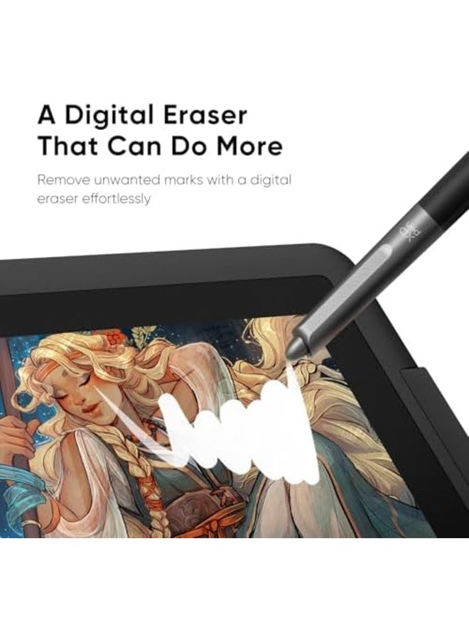 XP-PEN Artist 15.6 Pro V2 Graphics Drawing Tablet with Screen, X3 Pro Stylus 16K Pressure, Fully Laminated Anti-Glare Display, Red Dial, 8 Shortcut Keys, Tilt Support - Image 3