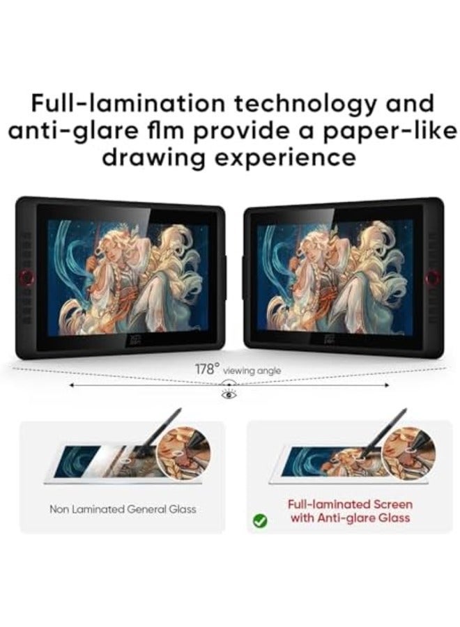XP-PEN Artist 15.6 Pro V2 Graphics Drawing Tablet with Screen, X3 Pro Stylus 16K Pressure, Fully Laminated Anti-Glare Display, Red Dial, 8 Shortcut Keys, Tilt Support - Image 5