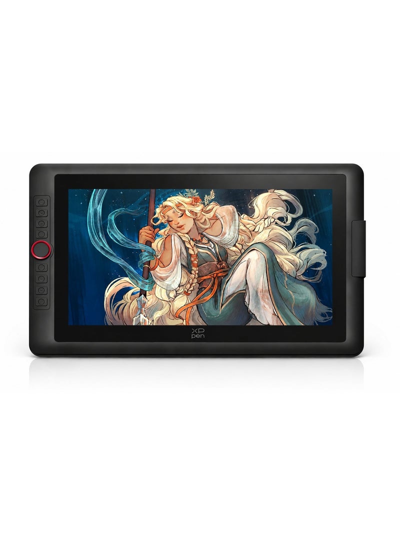 XP-PEN Artist 15.6 Pro V2 Pen Display, 16384 Pressure Levels X3 Pro Stylus, Full-Laminated Anti-Glare Screen with Red Dial & 8 Shortcut Keys for Digital Art - Image 1