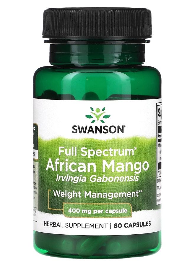 SWANSON Full Spectrum African Mango 400 mg 60 Capsules
