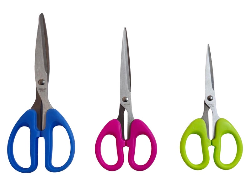 Heff Scissors Set of 3, Multipurpose Scissor for Office, Home and Students - Image 1