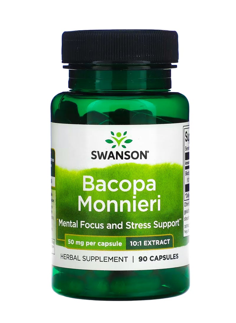 سوانسون باكوبا مونييري  50 ملجم لكل كبسولة  90 كبسولة