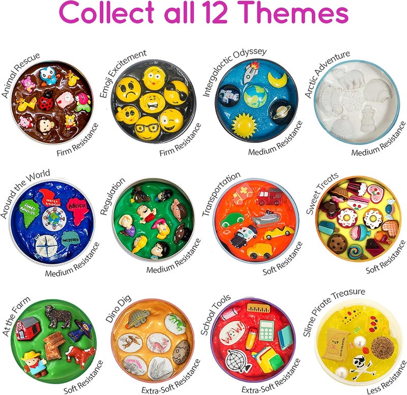 Fun and Function - The Original Discovery Putty - Therapy Putty for Kids w/Hidden Pieces - Grab The Goodies & Animal Rescue - Image 5
