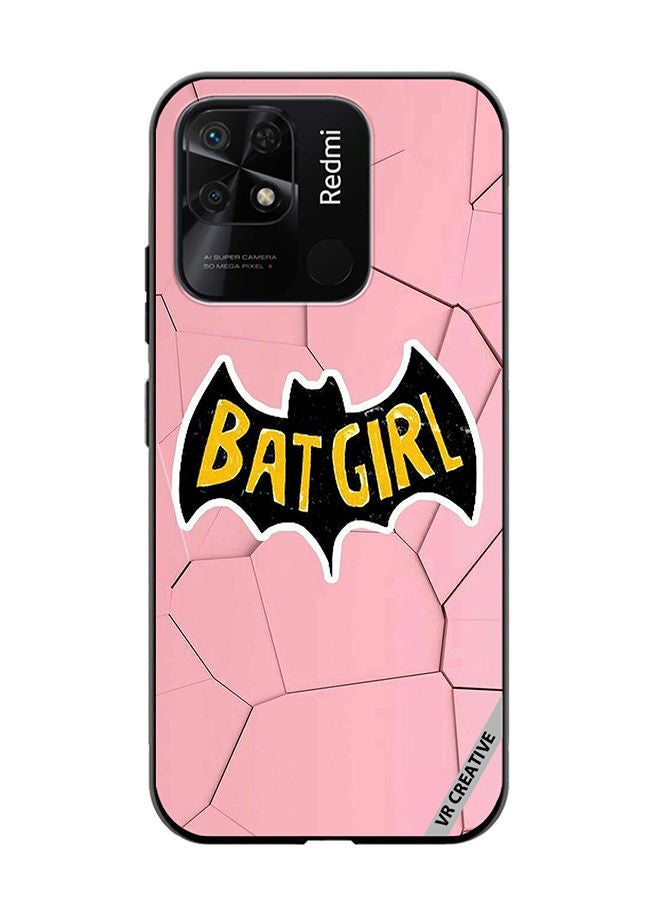 VR CREATIVE Protective Case Cover For Xiaomi Redmi 10C Bat Girl Design Multicolour - Image 1