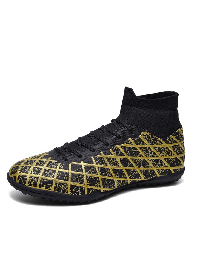 2585 Broken Nails Black New Football Shoes Male Primary And Secondary School Students Ag Training Tf Short Broken Nail Children's Football Shoes Broken Nail Men's Football Shoes