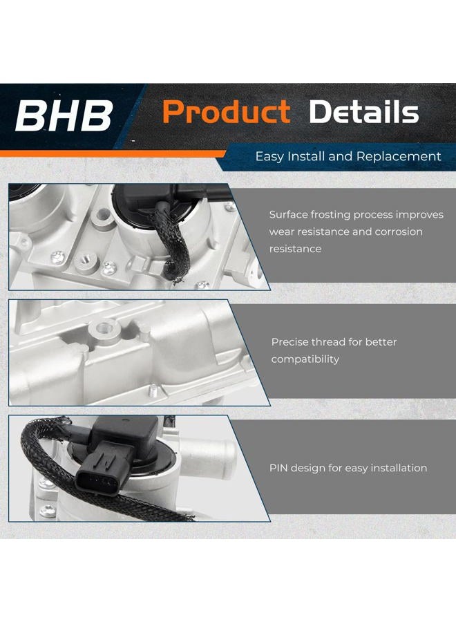 BHB Secondary Air Injection Check Pump Control Valve Compatible with Toyota Tundra Sequoia Lexus LX570 Land Cruiser V8 5.7L Replace 2570138064 2570138060 2570138061 2570138062 2570138063 911643 119137 - Image 3