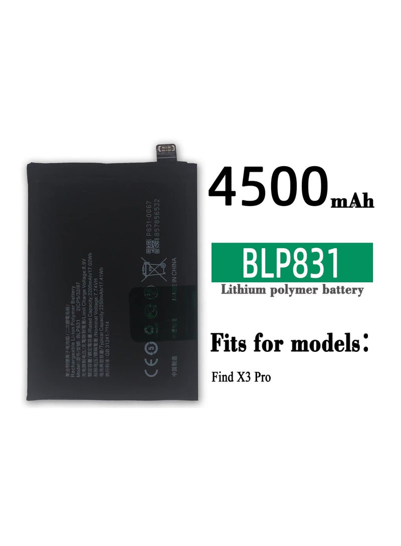 OEM Battery Replacement for Oppo Find X3 Pro - BLP831