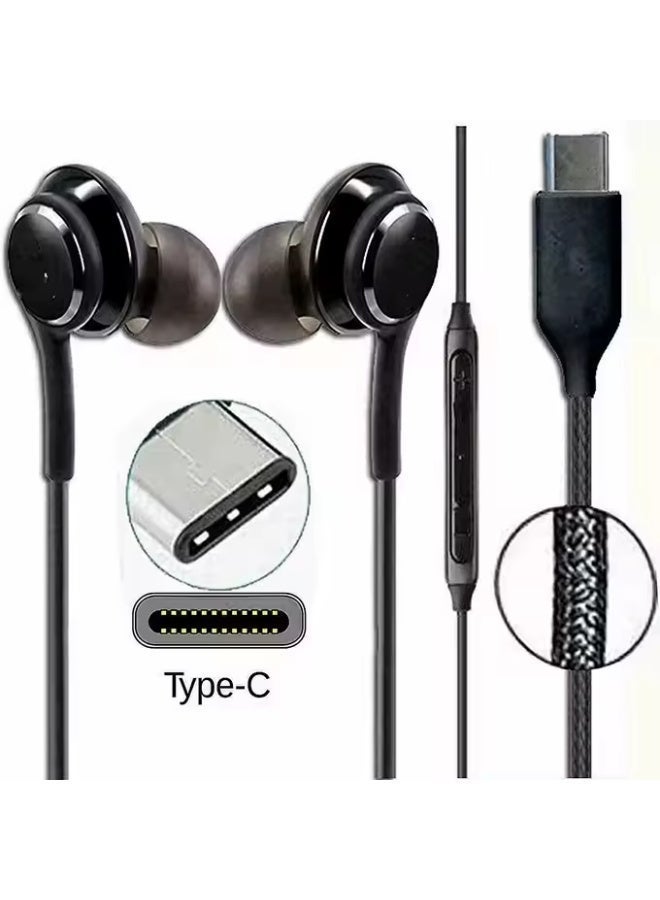 Hifi Sound Earphones In-ear Headsets Type C with HD Mic Wired Headphones for Samsung S21 S20 S10 9 8 Plus Note 9 10 Earphones - Image 5