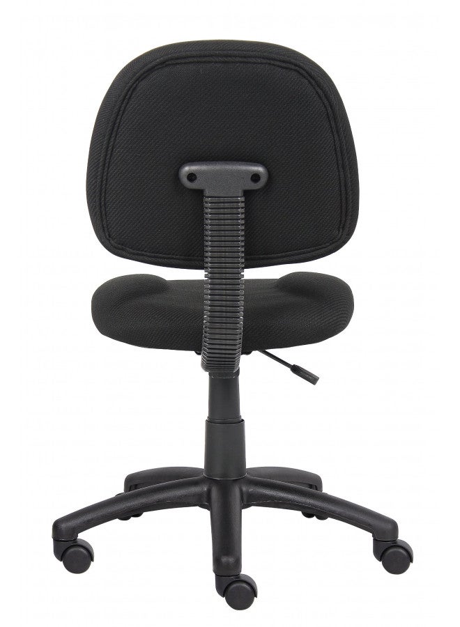 Boss Office Products Nylon Black Boss Office Deluxe Posture Chair, 25" W x 25" D x 35-40" H - Image 2