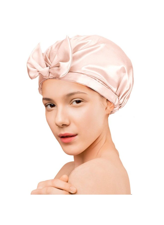 yongsheng 3PCS Reusable Shower Hair Caps, Adjustable Shower Cap Hair Cap for Women, Double Layers with Satin Lined  - Image 5