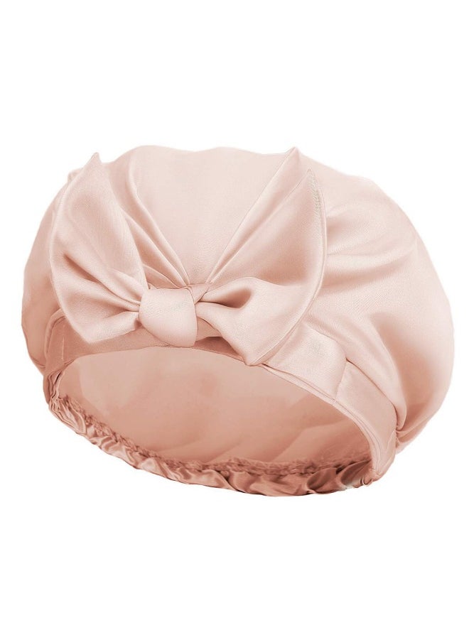 yongsheng 3PCS Reusable Shower Hair Caps, Adjustable Shower Cap Hair Cap for Women, Double Layers with Satin Lined  - Image 4