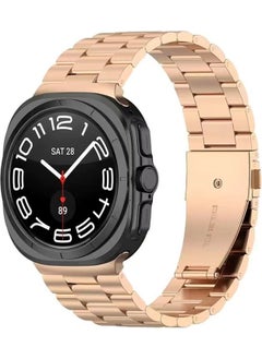 Techmaster Samsung Galaxy Watch 7 Ultra 47MM Compatible Original Pin Adjustable Steel Band  - Image 1