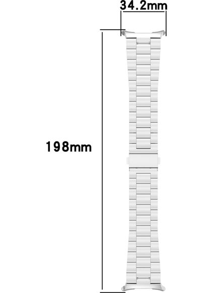 Techmaster Samsung Galaxy Watch 7 Ultra 47MM Compatible Original Pin Adjustable Steel Band  - Image 3