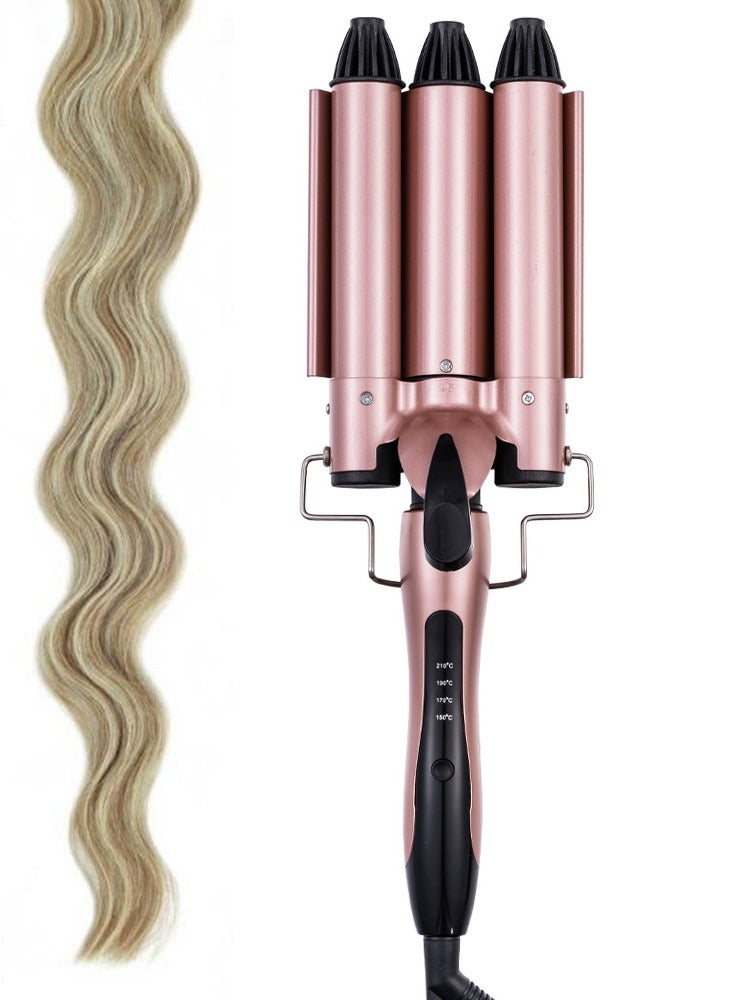 Generic Hair Curler 3 Barrel Curling Iron Curler Crimper Curling Tongs Ceramic Hair Wavers Curling Wands Curler Styling Tools  - Image 1