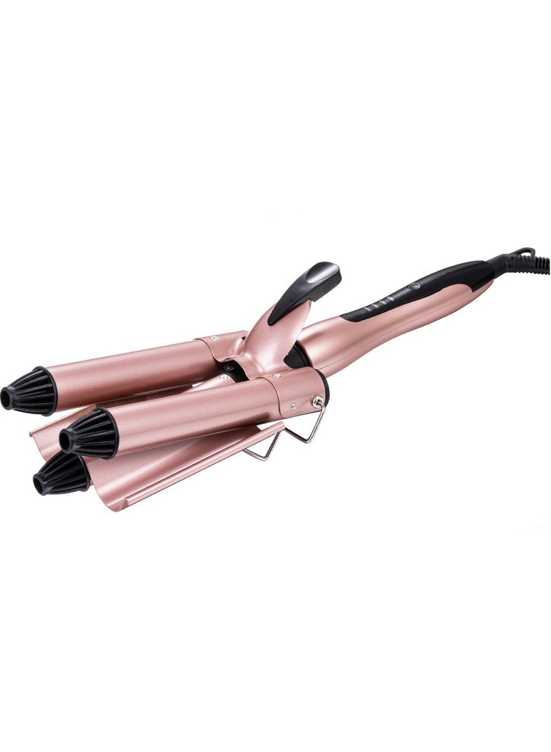 Generic Hair Curler 3 Barrel Curling Iron Curler Crimper Curling Tongs Ceramic Hair Wavers Curling Wands Curler Styling Tools  - Image 2
