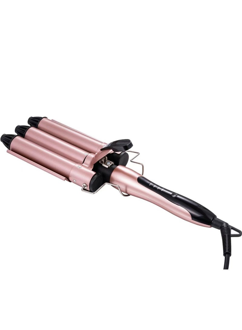 Generic Hair Curler 3 Barrel Curling Iron Curler Crimper Curling Tongs Ceramic Hair Wavers Curling Wands Curler Styling Tools  - Image 4