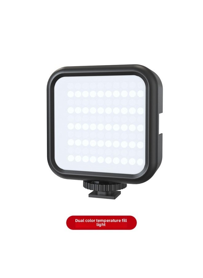 Generic - RGB Portable Pocket Light LED Tofu Light Photography Light Charging Camera With Hot Boots Photo Video Light Free Shipping-Light Source Color:Three-color Pocket Lamp - Image 1