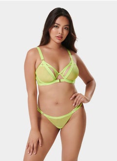 BLUEBELLA Cut Out Mesh Detail Bra  - Image 1