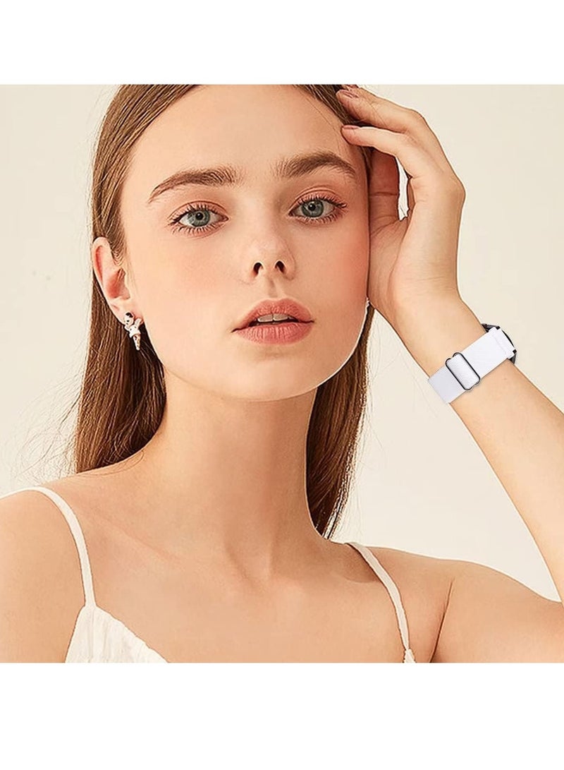 حزام من النايلون بحلقة 20 مم لساعة Samsung Gear Sport/Watch6/Watch 4/Watch 5 /Watch 5 Pro /S2 classic/active 2 40 مم 44 مم/Amazfit GTS 2/3/ GTS 4/4 Mini/Bip 3/Pro/GTS 2 mini /GTS 2e/بيب يو - Image 3