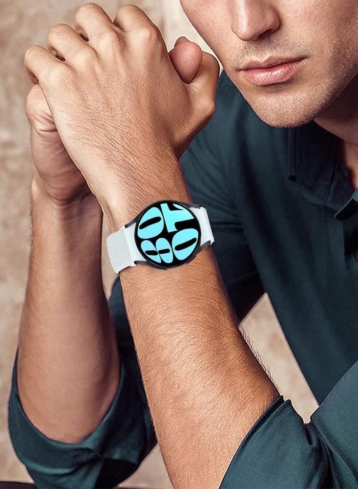 حزام من النايلون بحلقة 20 مم لساعة Samsung Gear Sport/Watch6/Watch 4/Watch 5 /Watch 5 Pro /S2 classic/active 2 40 مم 44 مم/Amazfit GTS 2/3/ GTS 4/4 Mini/Bip 3/Pro/GTS 2 mini /GTS 2e/بيب يو - Image 5