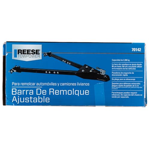 Reese Towpower 7014200 Adjustable Tow Bar , Black - Image 5