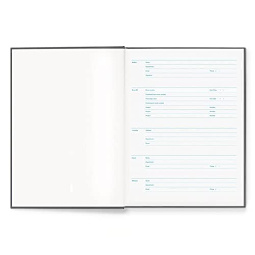 Vela Sciences Advanced E7-A Expanded Hardcover Lab Notebook, 9.25 x 11.75 in (23.5 x 30 cm), 144 Pages, Permanent Bound, 70lb Heavyweight Paper (1-Pack, Ruled) - Image 5