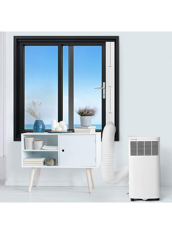erorex Portable Air Conditioning Window Kit With Coupler Adjustable Window Seal Ac Window Seal For Ac Units Sliding Ac Exhaust Pipe Kit For 5 Inch Diameter Duct Universal - Image 3