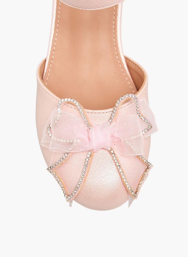 Flora Bella By Shoexpress Girls Block Heel Shoes - Image 4