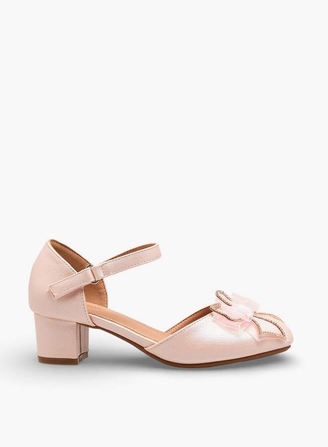 Flora Bella By Shoexpress Girls Block Heel Shoes - Image 3