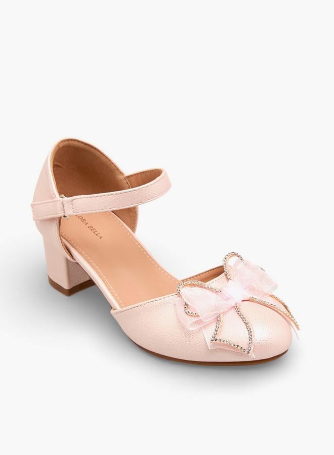Flora Bella By Shoexpress Girls Block Heel Shoes - Image 2