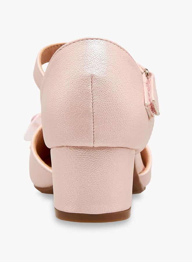 Flora Bella By Shoexpress Girls Block Heel Shoes - Image 5