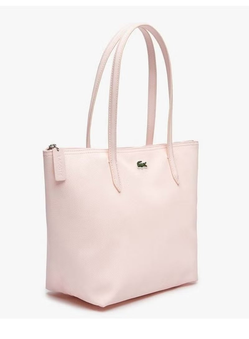 لاكوست Lacoste Bag Women's L12.12 مفهوم الموضة متعددة السعة كبيرة الحجم كبير السوستة محمولة حقيبة الكتف المحمولة حقيبة كبيرة 45 سم * 30 سم * 12 سم - Image 2