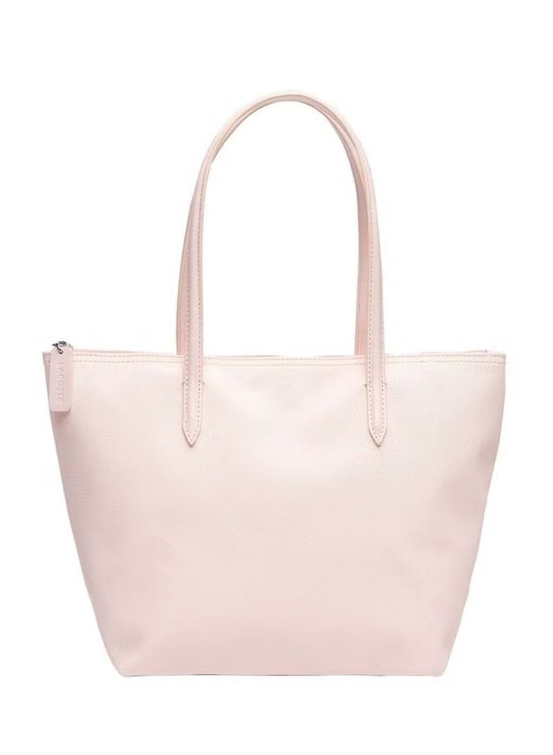 لاكوست Lacoste Bag Women's L12.12 مفهوم الموضة متعددة السعة كبيرة الحجم كبير السوستة محمولة حقيبة الكتف المحمولة حقيبة كبيرة 45 سم * 30 سم * 12 سم - Image 3