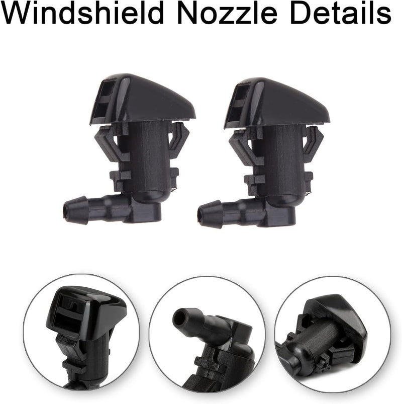 YIENAKFUN Windshield Washer Nozzle Hose Repair Kit for Ford Super Duty F250 F350 F450 (2011-2016) - Image 5