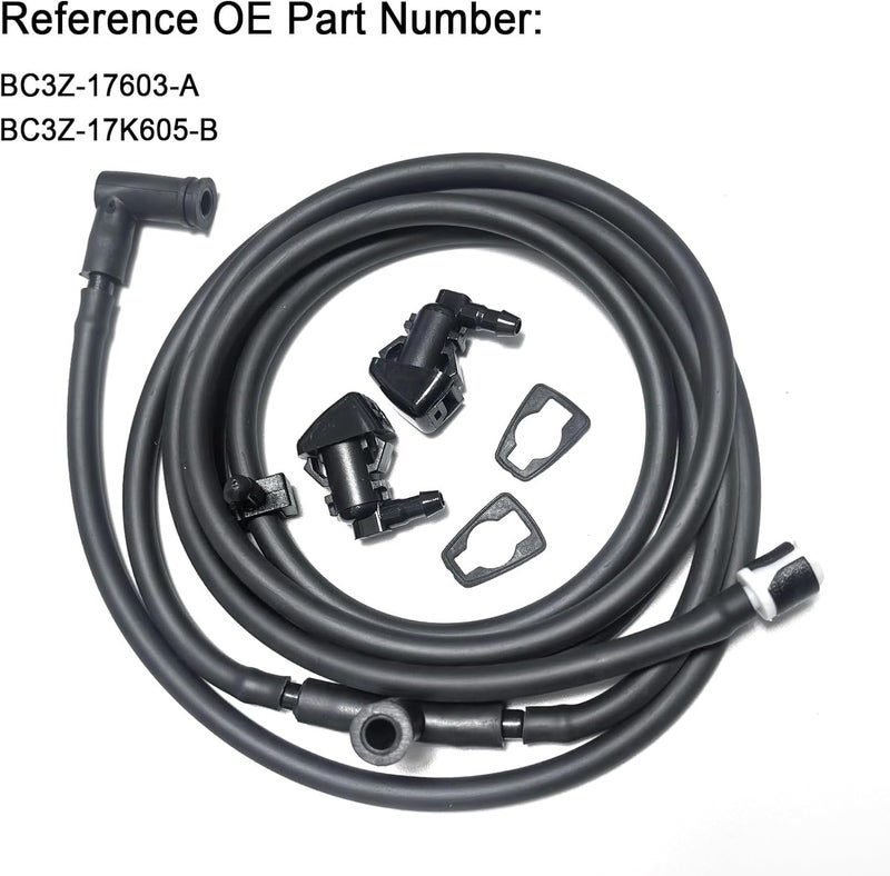 YIENAKFUN Windshield Washer Nozzle Hose Repair Kit for Ford Super Duty F250 F350 F450 (2011-2016) - Image 3
