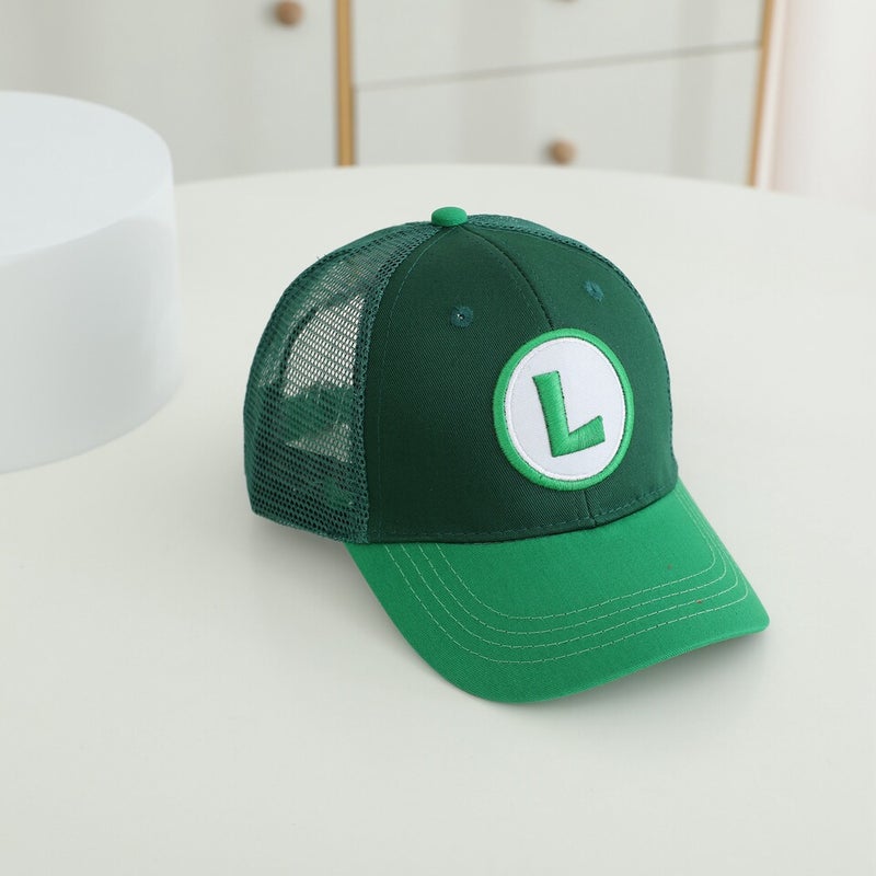 Mario Kids Cap Super Mario Color Block Hat Cotton - Image 1