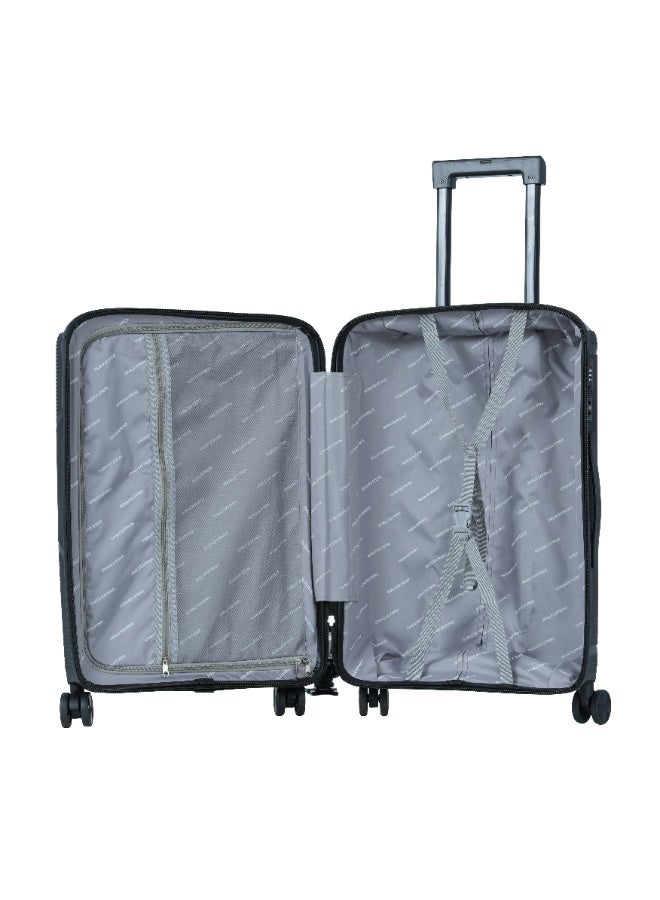 Eagle Express Cruiser Elite 24" Medium Checked Luggage - Durable PP Hard Shell, Secure Anti-Theft Zipper, 360° Spinner Wheels - Black -1 Year Warranty - Image 5