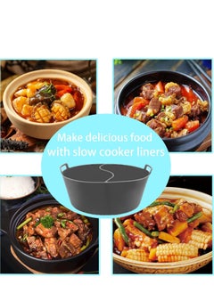 Y&D Slow Cooker Liners Fit Most 6QT Crockpot, Large Size Crock Pot Reusable/BPA Free/Leakproof/Dishwasher Silicone Crockpot 6-8QT Divider Divider, Grey  - Image 5