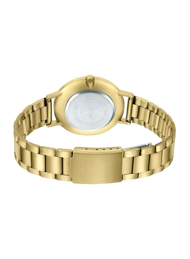 CASIO Women Stainless Steel Analog Quartz Wrist Watch LTP-VT01G-4BUDF Pink/Gold - 34 mm - Gold - Image 2