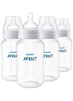 Avent PHILIPS AVENT Philips Anti-Colic Baby Bottles, 330ml, 4pk, Clear  - Image 1