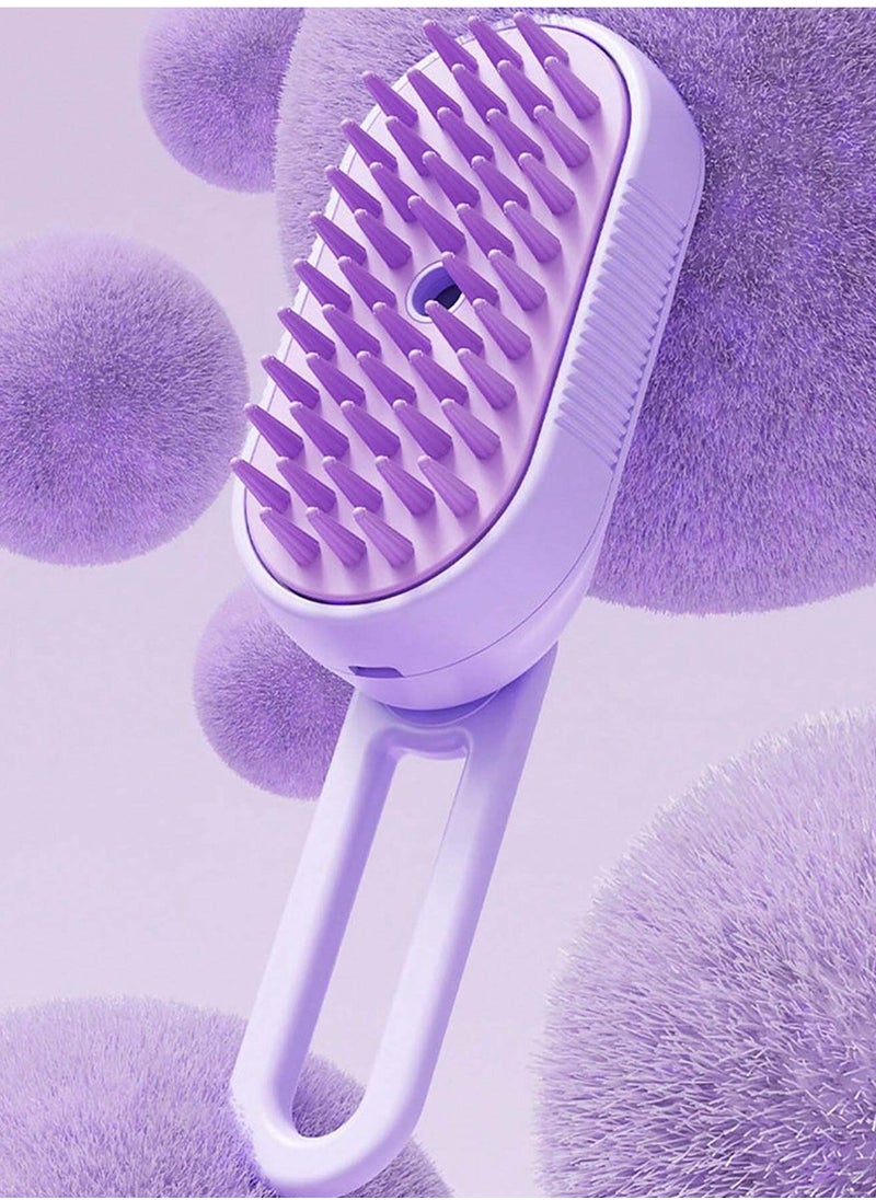 Generic Pet spray massage brush, Spray design, soft massage head, USB charging Rotating Handle  - Image 2