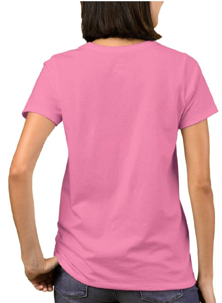 PRINTSHOP4ME Women's Habibi Dubai Cotton T-Shirt - Habibi come to Dubai T-Shirt for Women's - Round Neck Short Sleeve Habibi Women's T-Shirt - Habibi Dubai Themed  - Image 2