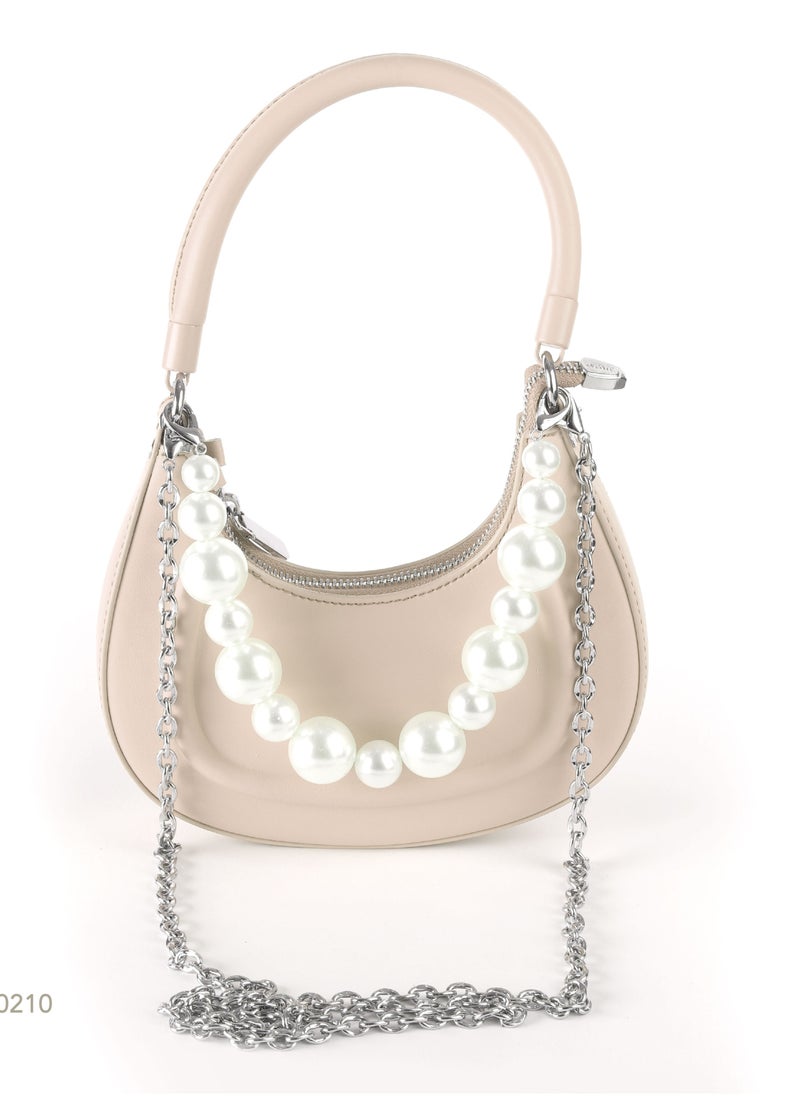 Mr.joe - Dual Wearable Buff Plain Shoulder Bag - Image 1